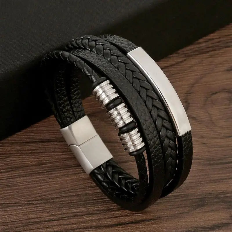 Läderarmband för herr