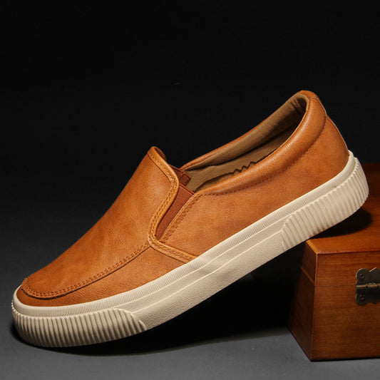 Läder-sneakers