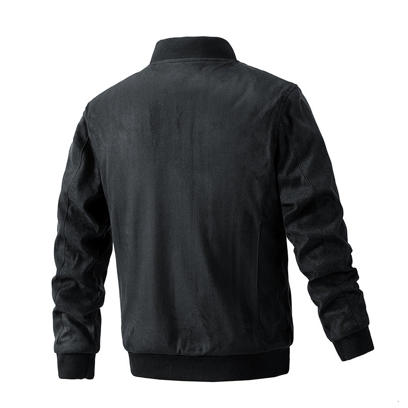 Suede bomberjacka