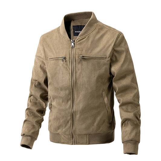 Suede bomberjacka