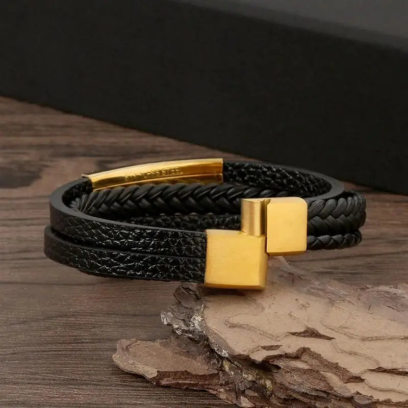 Läderarmband för herr