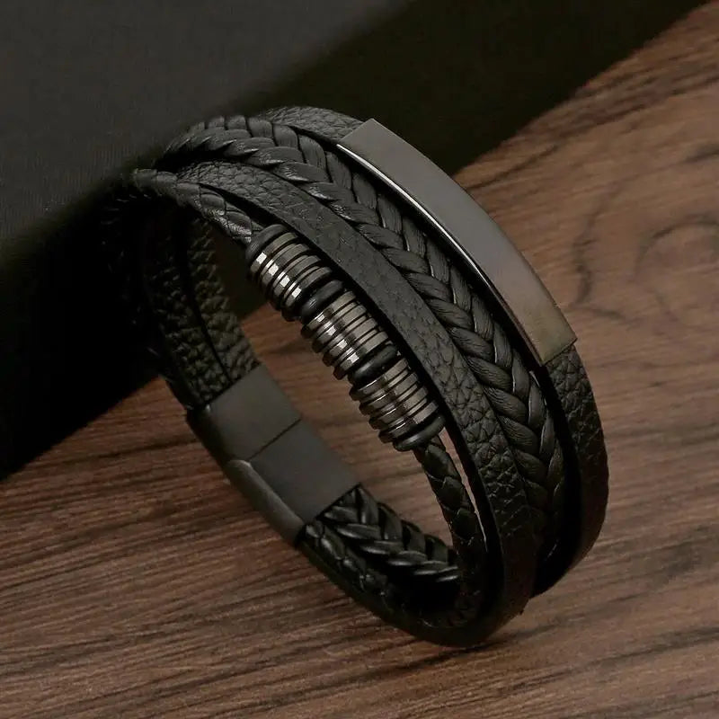 Läderarmband för herr