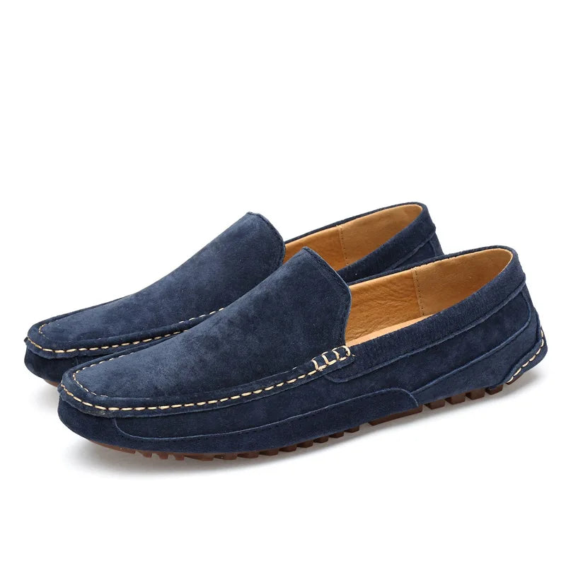 Suede loafers
