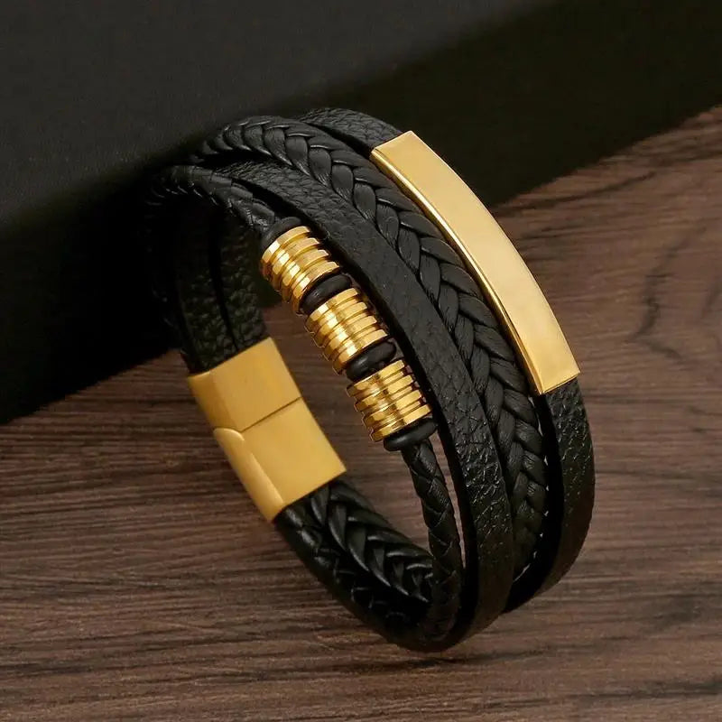 Läderarmband för herr