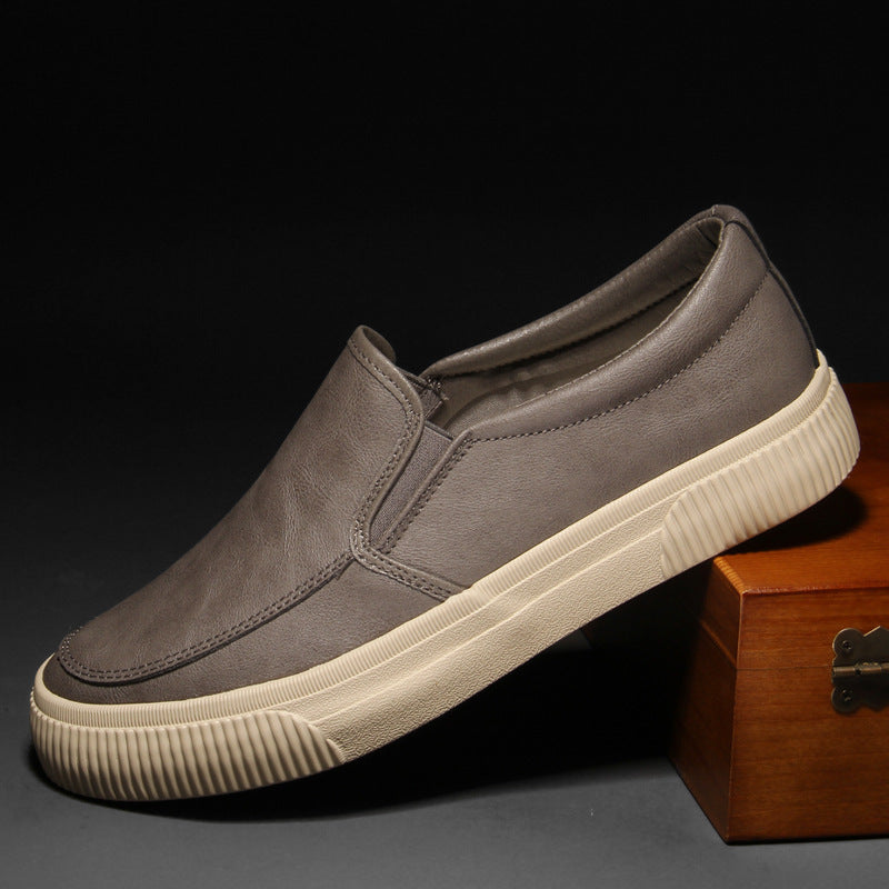 Läder-sneakers