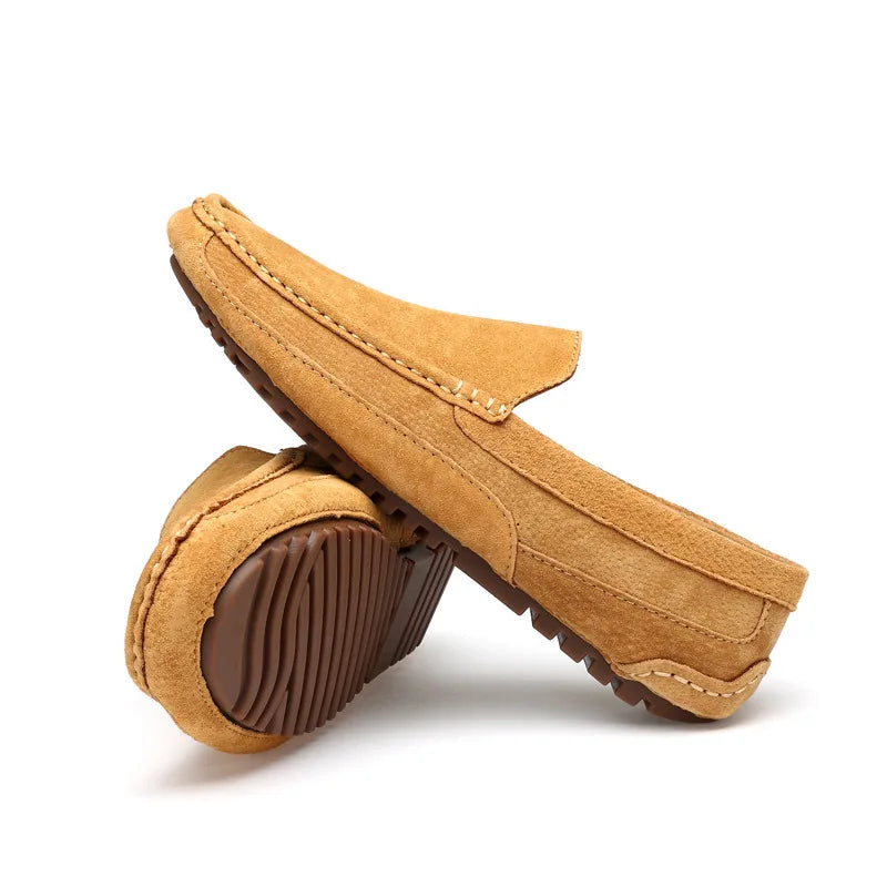 Suede loafers