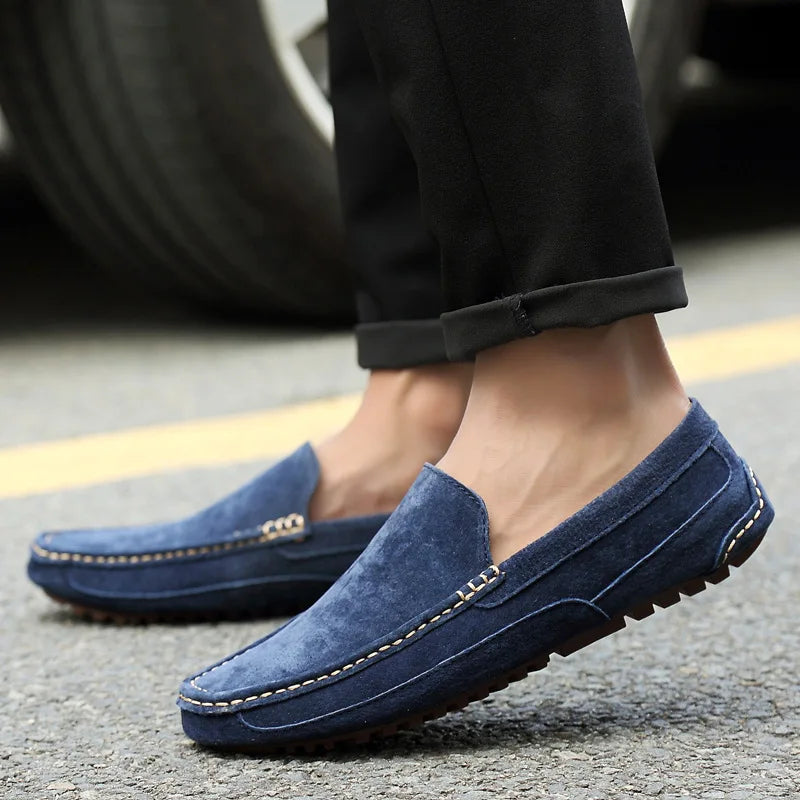 Suede loafers