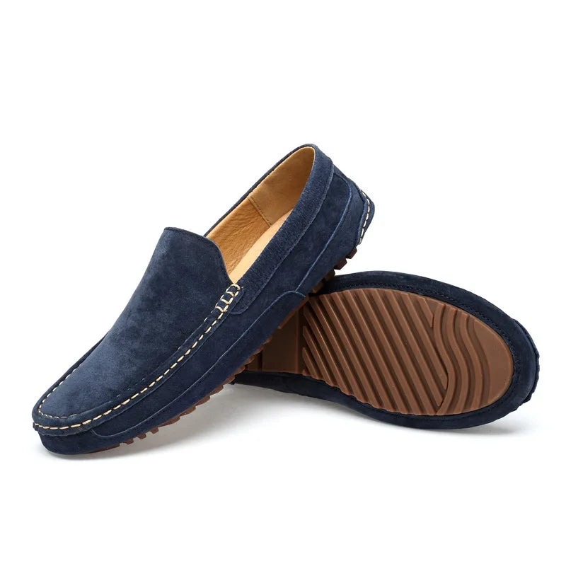 Suede loafers